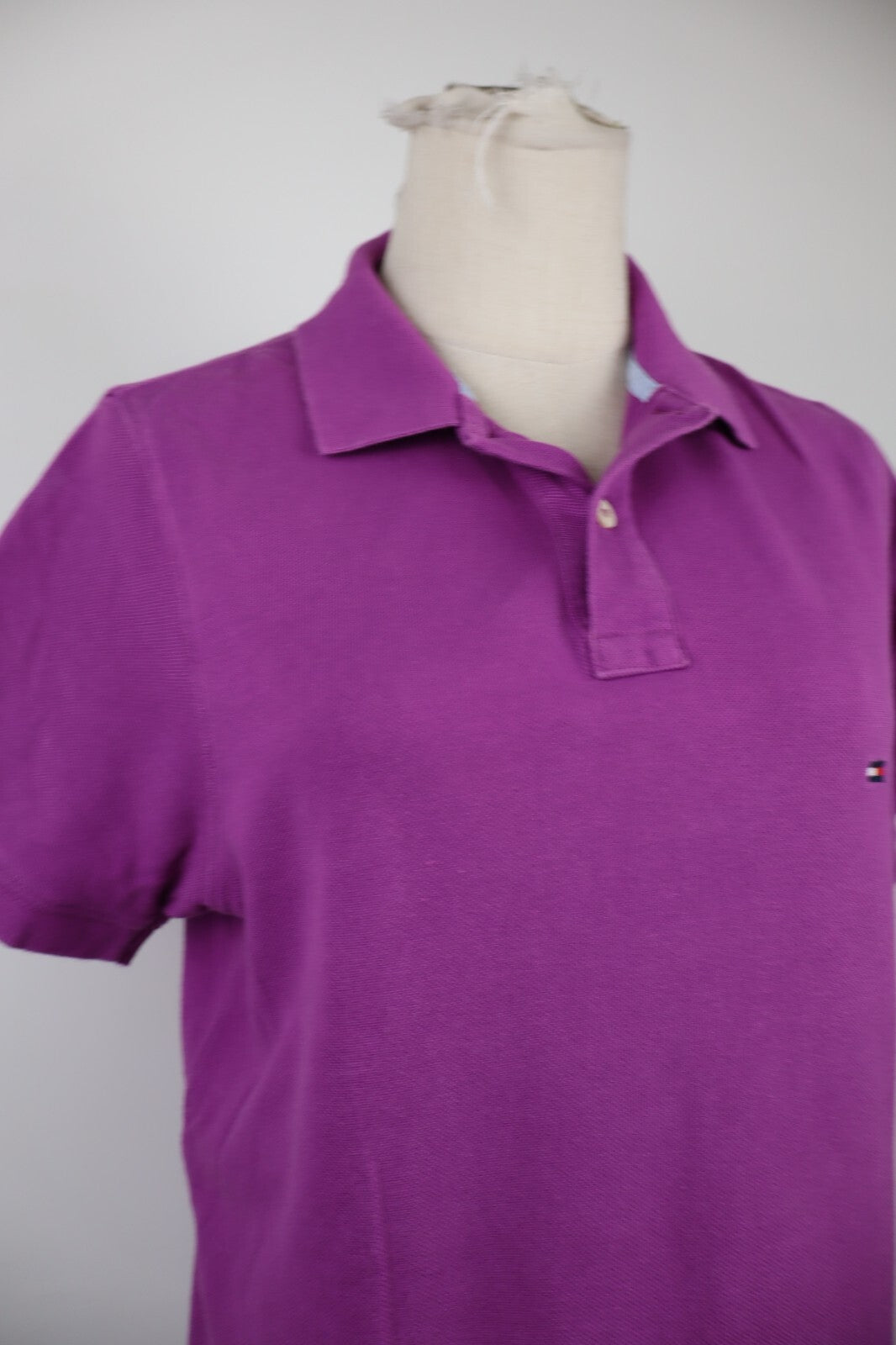 TOMMY HILFIGER POLO MAGLIA DONNA COTONE S SLIM WOMAN SHIRT CASUAL VINTAGE LOGO