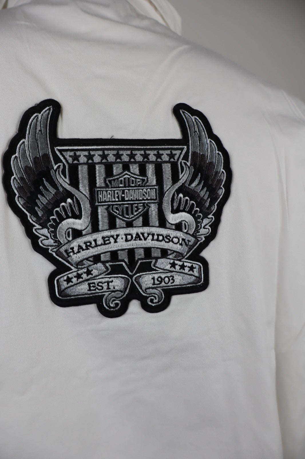 HARLEY DAVIDSON CAMICIA UOMO TG L MAN SHIRT CASUAL VINTAGE COTONE COTTON LOGO