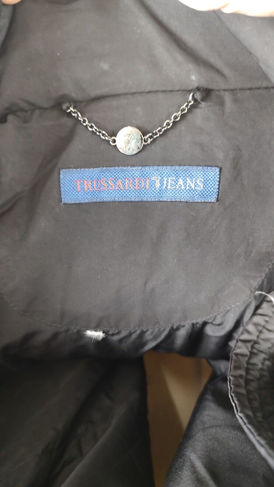 TRUSSARDI JEANS GIUBBINO PIUMINO DONNA Tg 50 VINTAGE WOMAN JACKET CASUAL VINTAGE