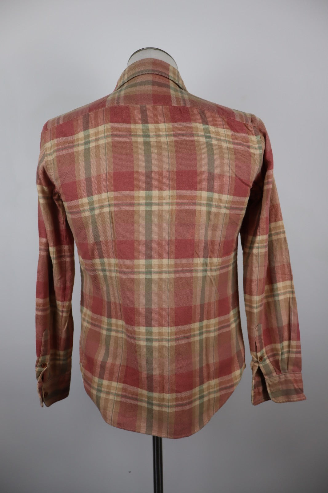 RALPH LAUREN CAMICIA UOMO COTONE TG. 4 MAN CASUAL VINTAGE COTTON SHIRT TASCHE