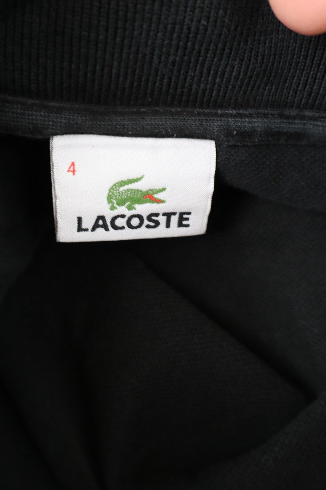 LACOSTE POLO MAGLIA UOMO COTONE TG. 4 MAN COTTON T-SHIRT CASUAL VINTAGE LOGO