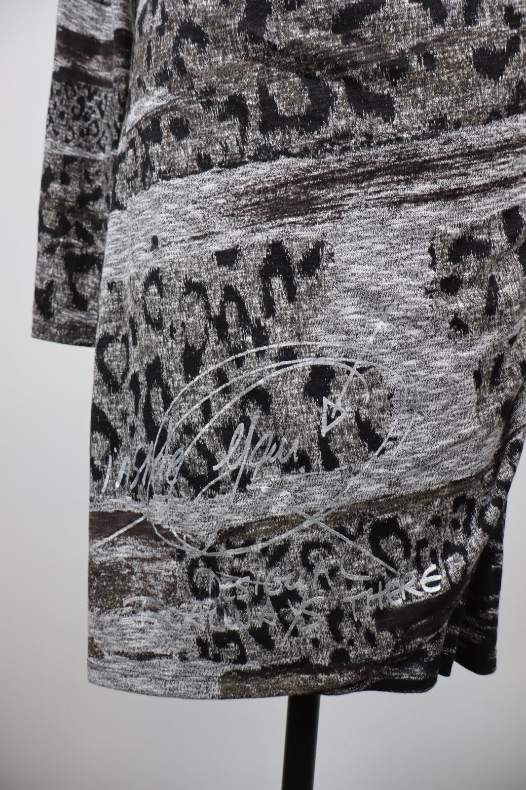 DESIGUAL VESTITO ABITO MANICHE LUNGHE DONNA TG. L WOMAN CASUAL VINTAGE DRESS