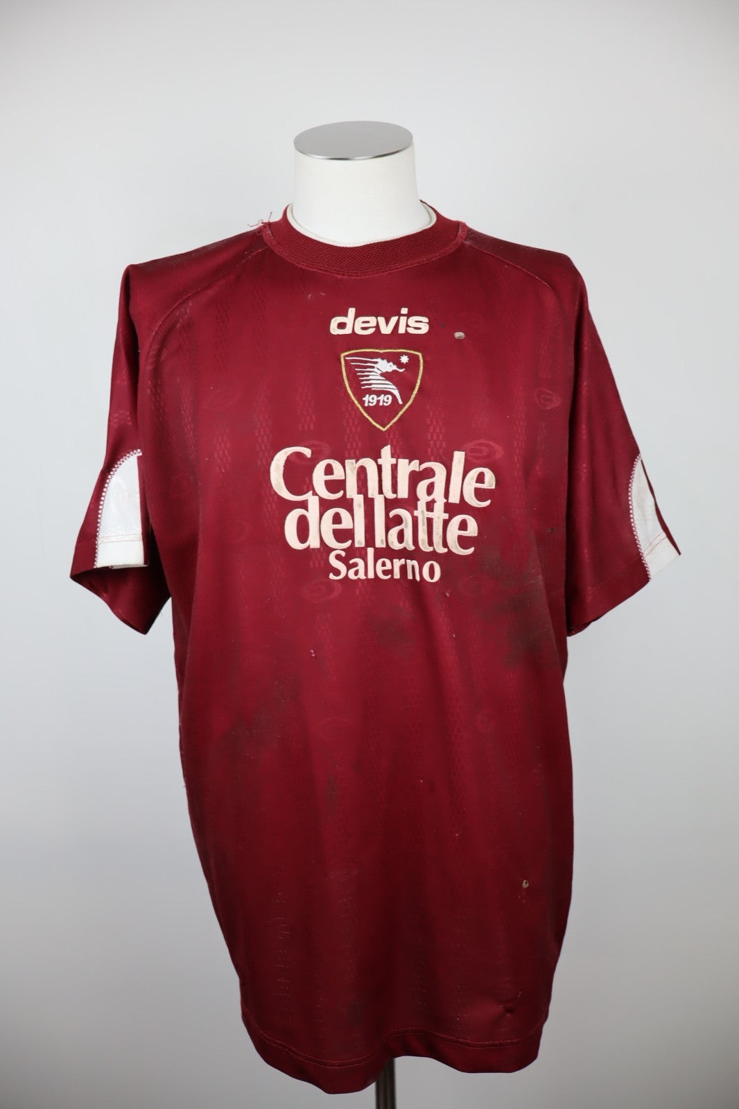 DEVIS SALERNITANA MOLINARO N 30 MAGLIA CALCIO UOMO XL SOCCER JERSEY MATCH WORN