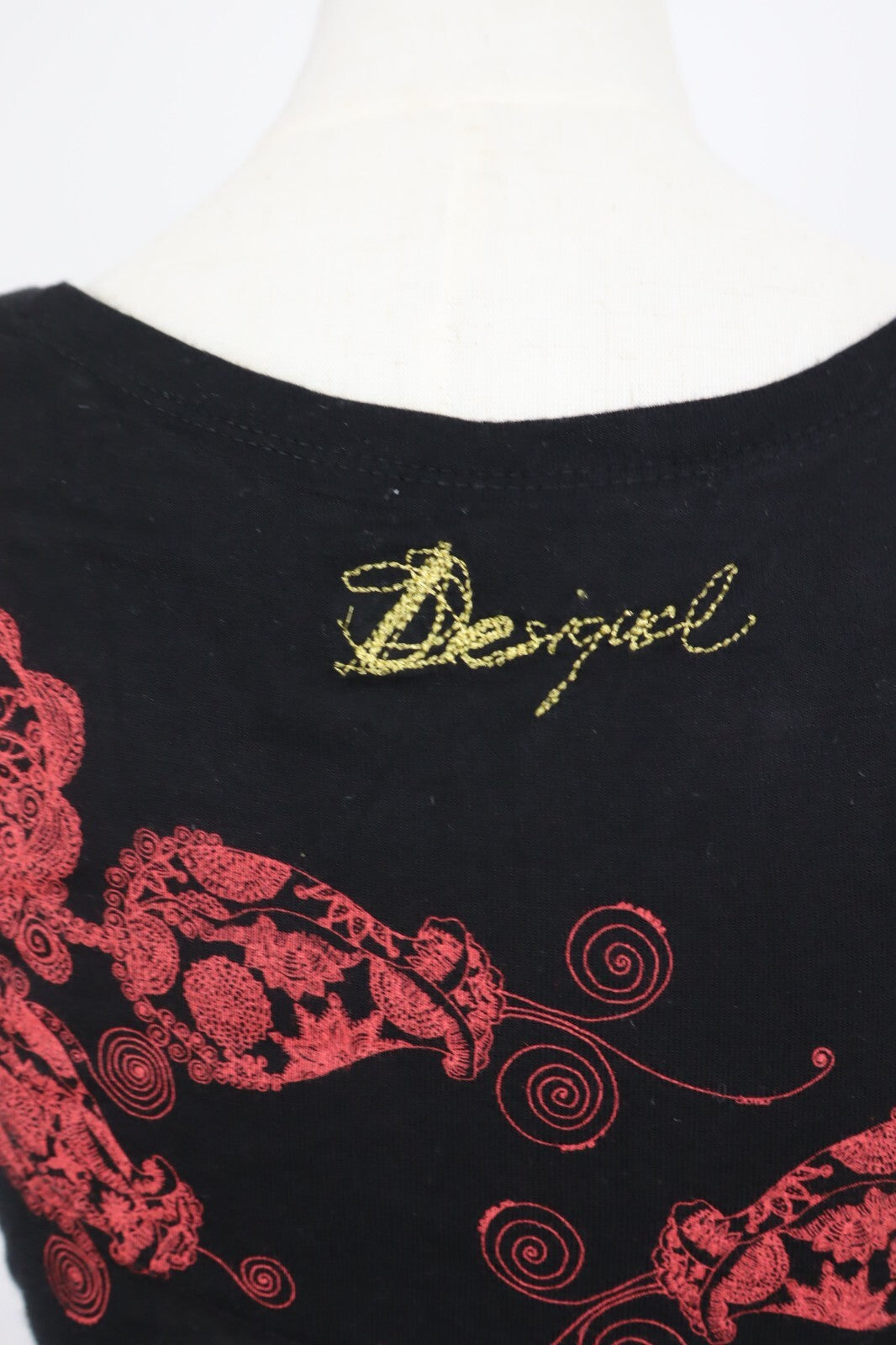 DESIGUAL VESTITO ABITO DONNA TG. S WOMAN CASUAL VINTAGE DRESS