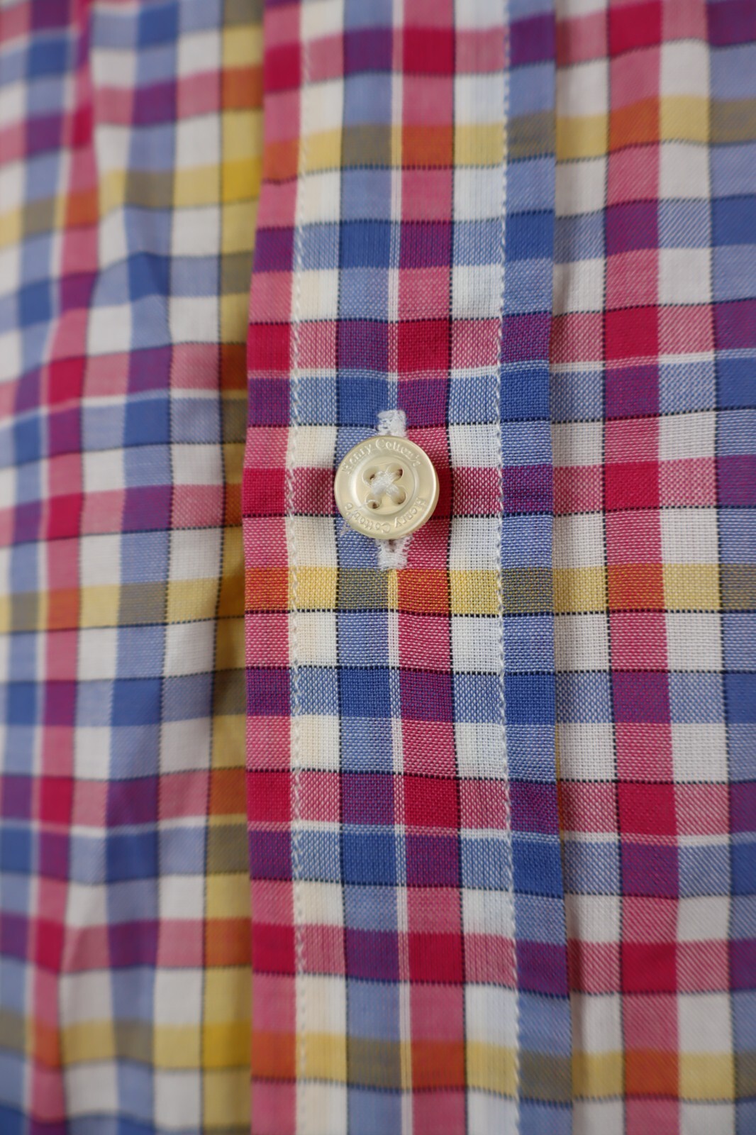 HENRY COTTON'S CAMICIA UOMO TG. 37 MAN CASUAL VINTAGE SHIRT COTONE COTTON