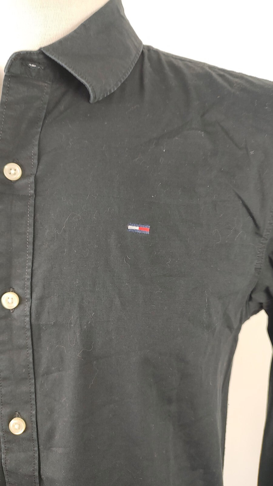 TOMMY HILFIGER CAMICIA UOMO TG. L MAN CASUAL VINTAGE SHIRT COTONE COTTON