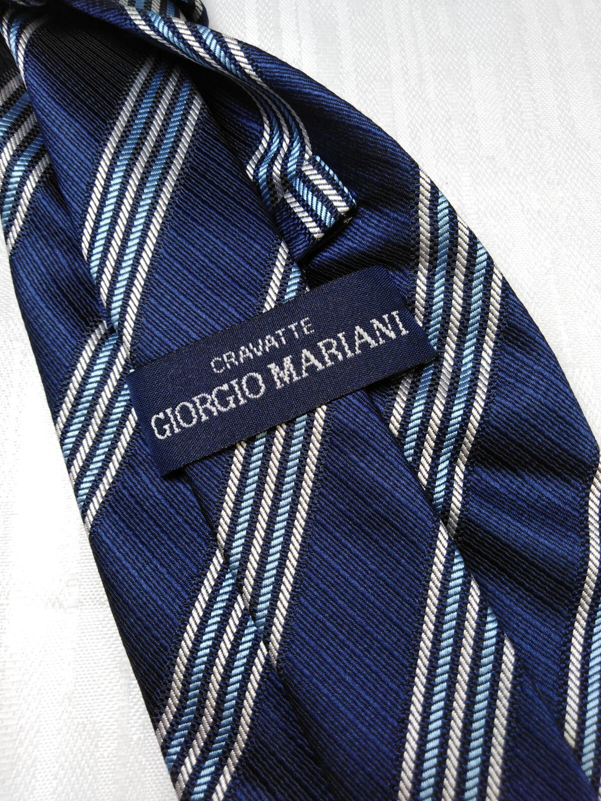GIORGIO MARIANI 100% SILK TIE SETA CRAVATTA NECKTIE MADE  ITALY SELF TIPPED
