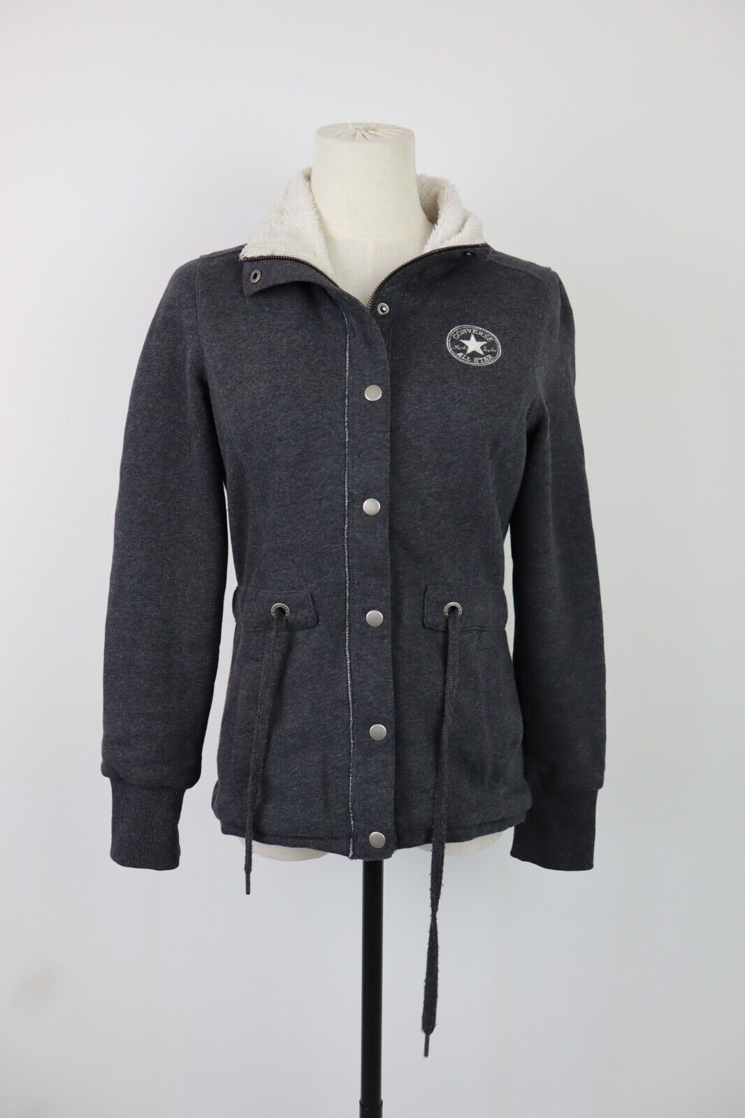 CONVERSE GIUBBINO DONNA FELPATO TG S WOMAN JACKET GIACCA VINTAGE CASUAL