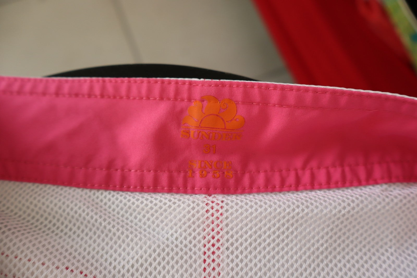 SUNDEK COSTUME PANTALONCINO MARE UOMO TG 31 MAN SWIMSUIT VINTAGE CASUAL LOGO