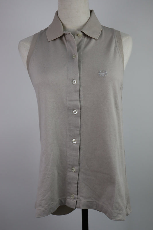 SERGIO TACCHINI PIQUET POLO SMANICATA MAGLIA DONNA TG. S WOMAN CASUAL VINTAGE