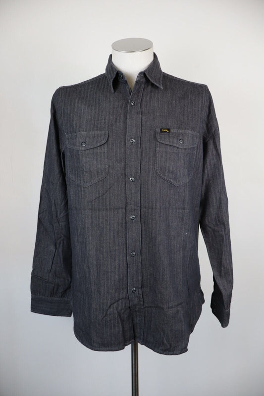 LEE CAMICIA COTONE UOMO TG. M MAN CASUAL VINTAGE SHIRT COTTON