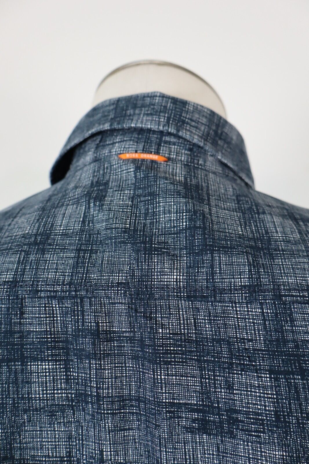 HUGO BOSS CAMICIA UOMO TG. M MAN CASUAL VINTAGE SHIRT COTONE COTTON