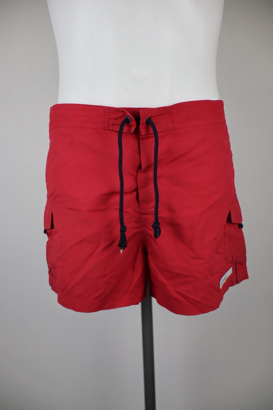 COLMAR COSTUME PANTALONCINO MARE UOMO TG 48 MEN SWIMSUIT VINTAGE CASUAL ROSSO