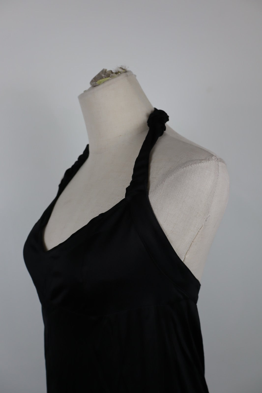 DIESEL MAGLIA CANOTTA DONNA TG. S WOMAN CASUAL VINTAGE T-SHIRT TOP NERO VISCOSA