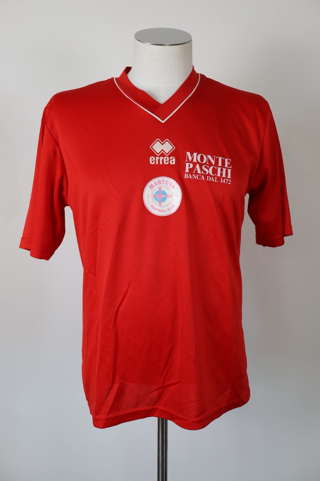 ERREA MANTOVA MAGLIA CALCIO UOMO Tg M SOCCER JERSEY T-SHIRT SPORT