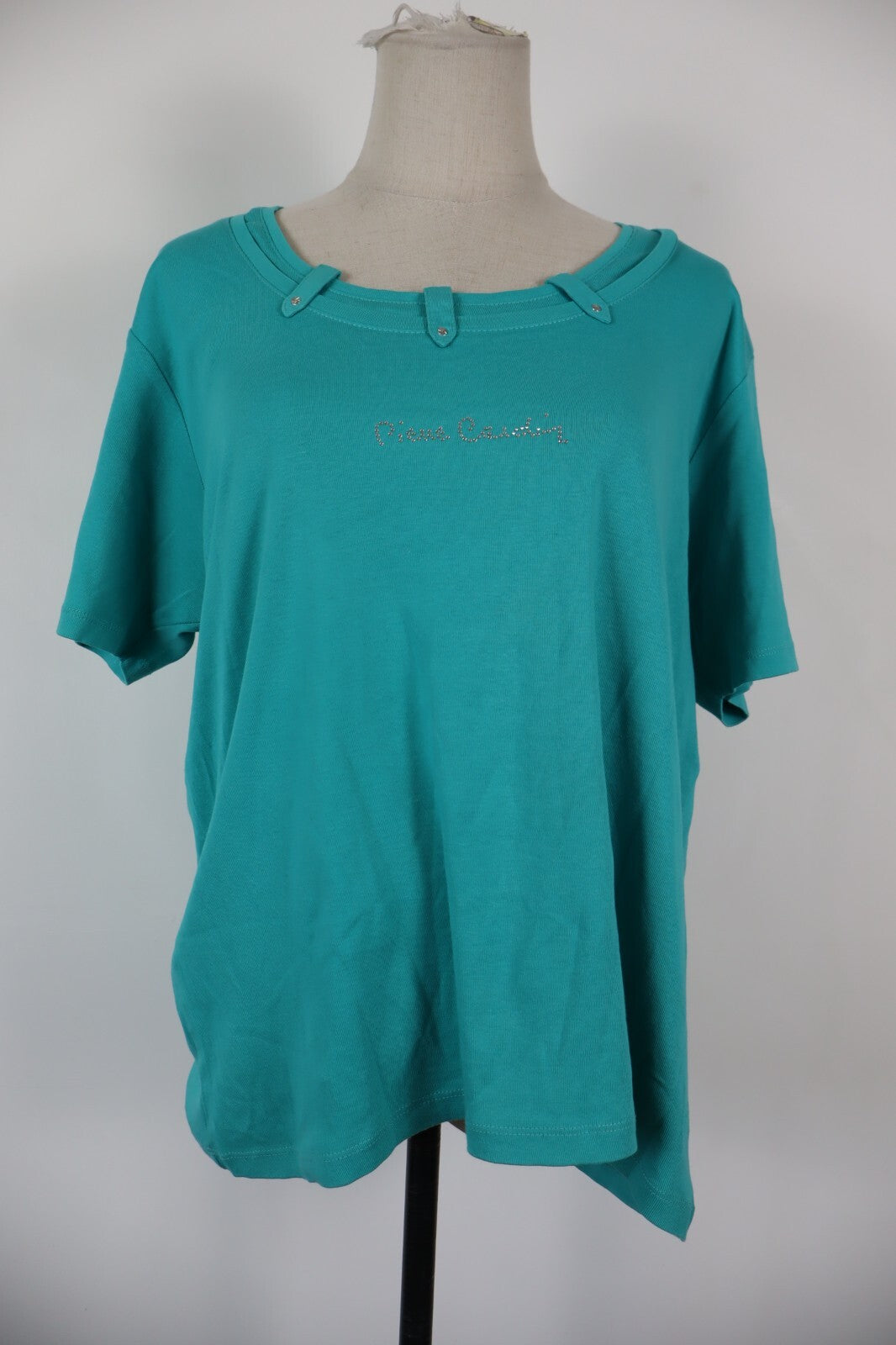 PIERRE CARDIN MAGLIA DONNA TG. XL WOMAN CASUAL VINTAGE T-SHIRT TOP COTONE