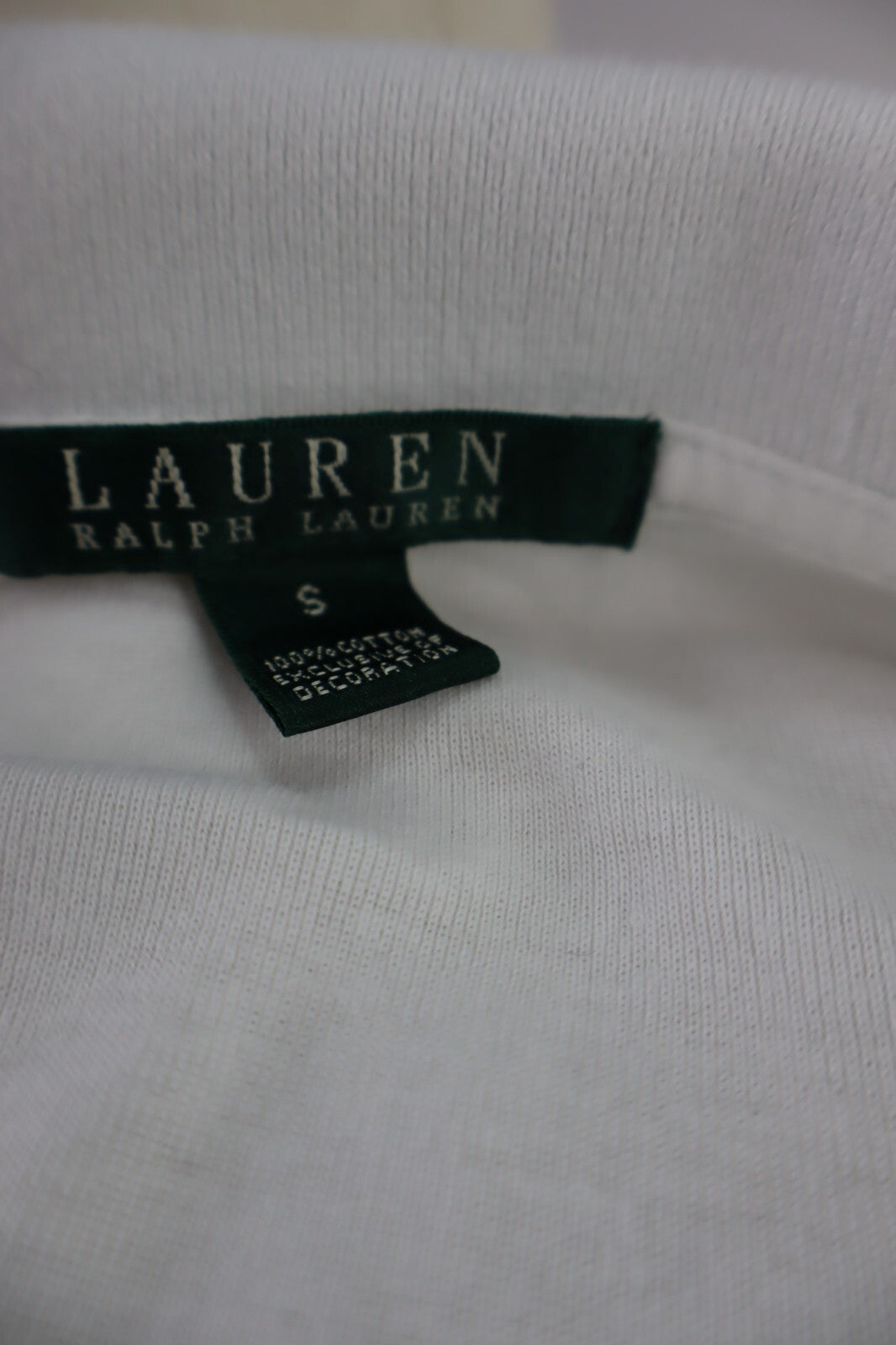 RALPH LAUREN POLO DONNA MAGLIA COTONE TG. S WOMAN COTTON SHIRT CASUAL VINTAGE