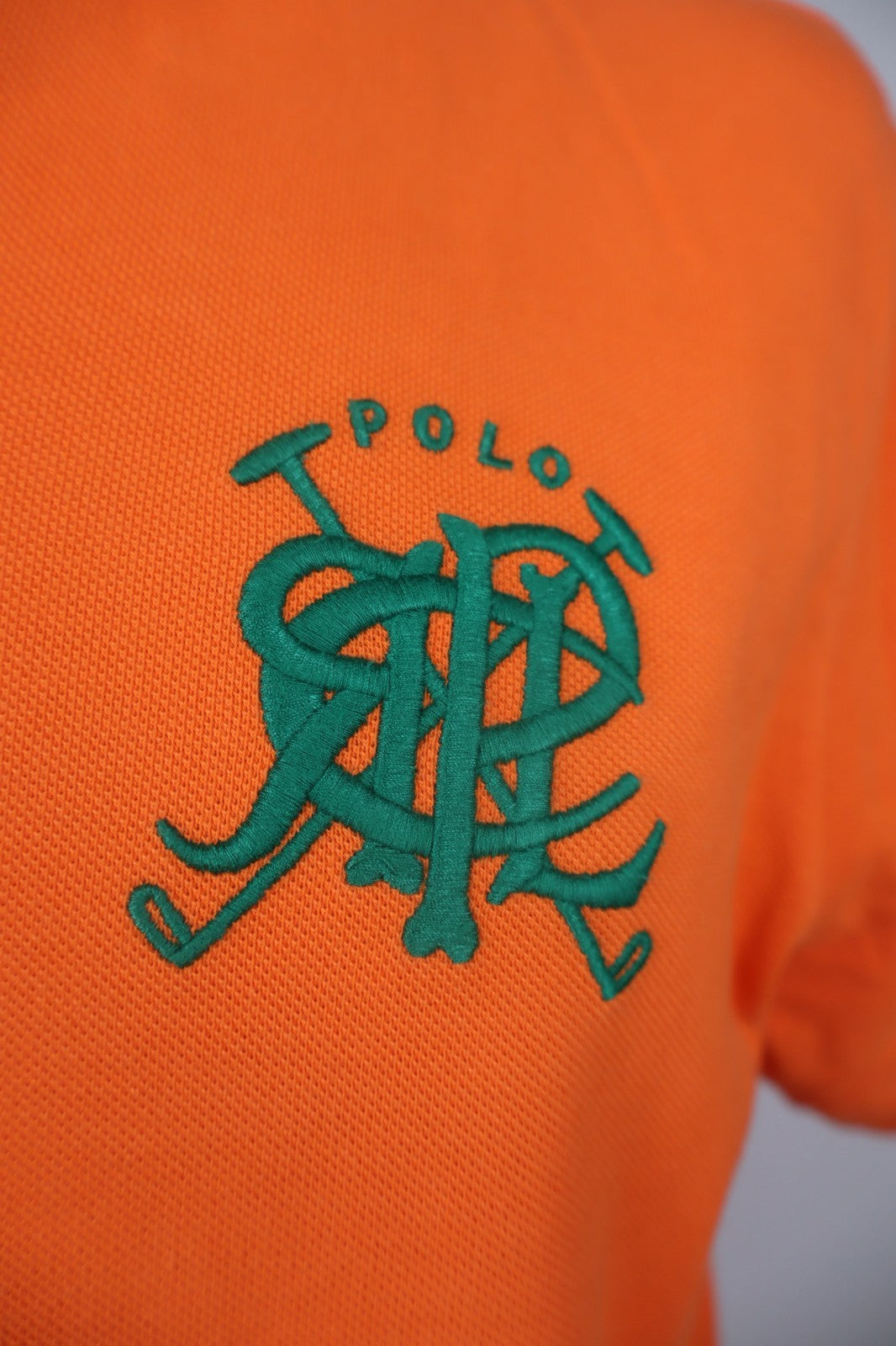 RALPH LAUREN MAGLIA POLO UOMO COTONE TG L MAN COTTON T-SHIRT CASUAL VINTAGE LOGO