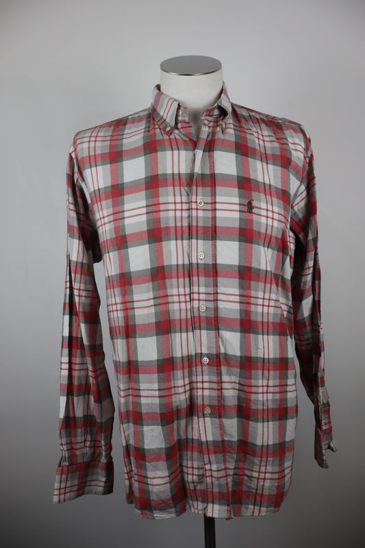 POLO RALPH LAUREN CAMICIA UOMO COTONE TG 16 MAN CASUAL VINTAGE COTTON SHIRT LOGO