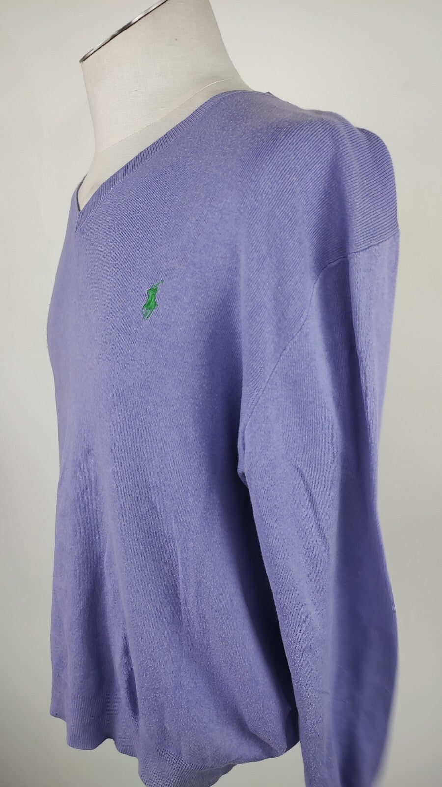 RALPH LAUREN MAGLIONE COTONE VINTAGE UOMO L MAN SWEATER CASUAL VINTAGE