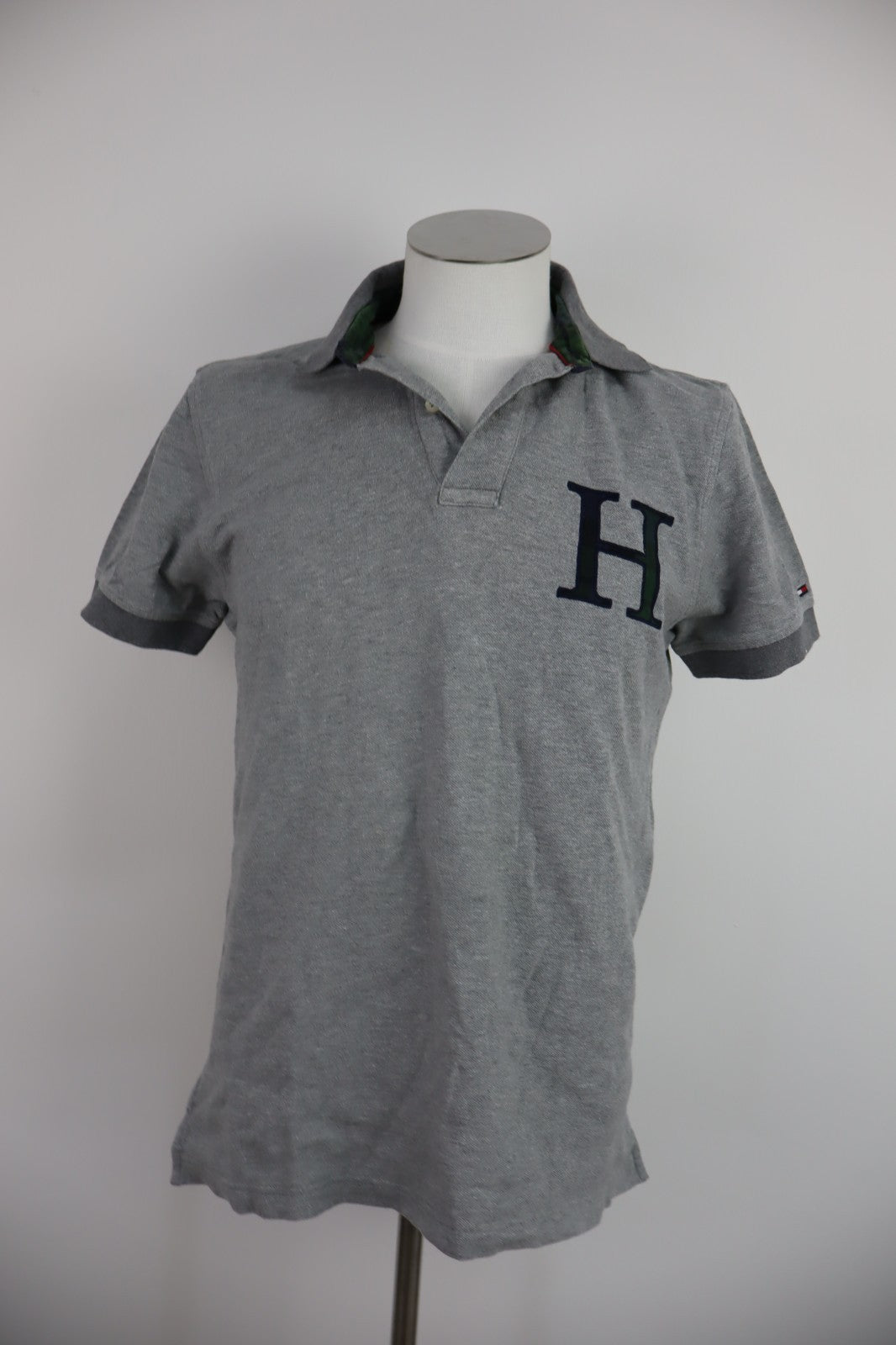 TOMMY HILFIGER POLO MAGLIA UOMO TG M MAN COTONE SHIRT CASUAL VINTAGE