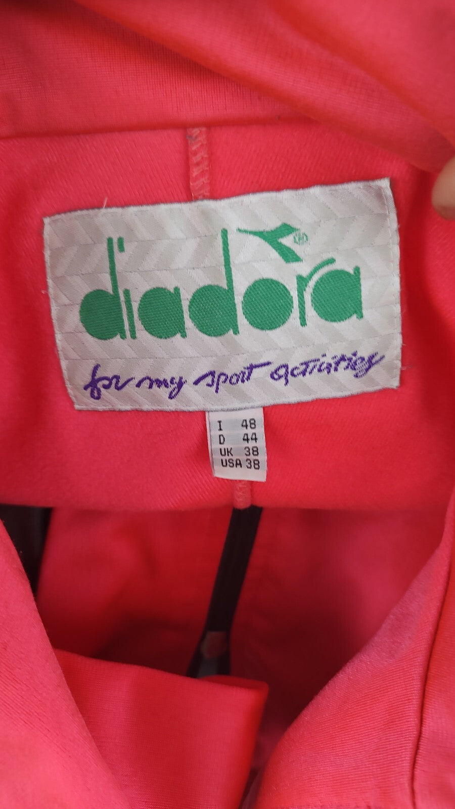 DIADORA GIACCA SPORTIVA UOMO Tg. 48 MAN CASUAL SPORT JACKET