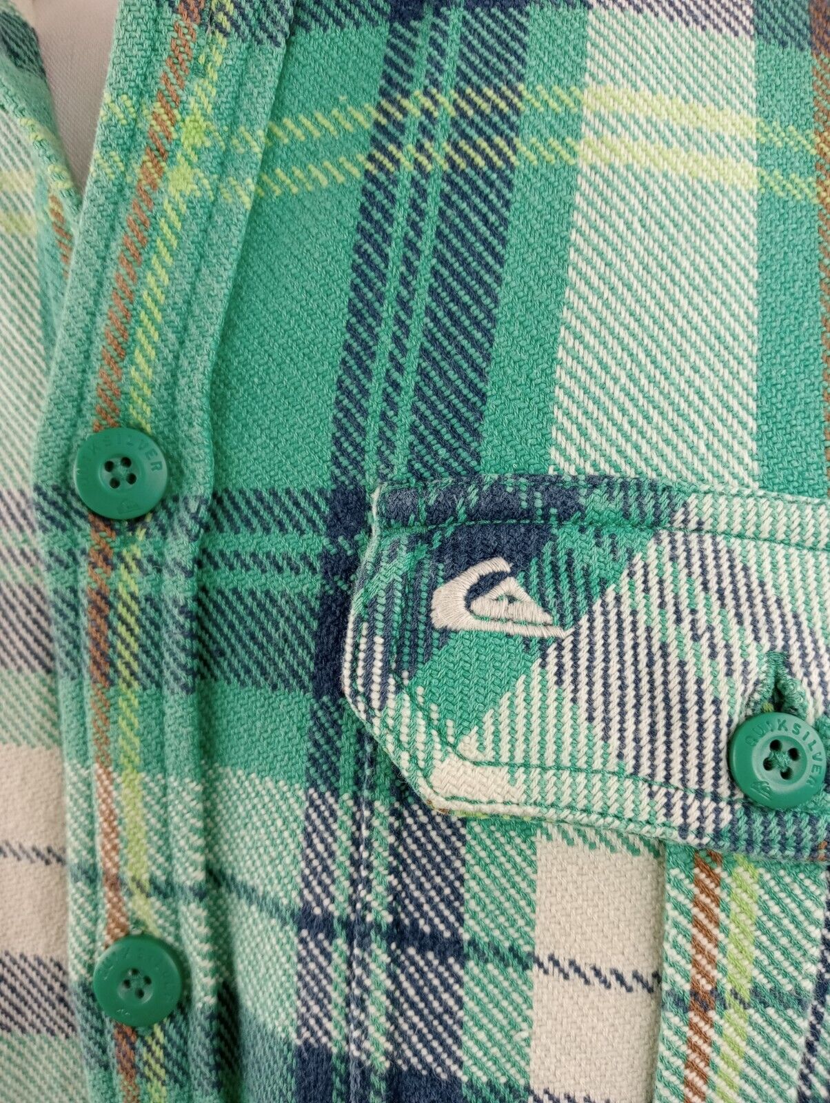 QUIKSILVER CAMICIA UOMO COTONE TG. M  MAN CASUAL VINTAGE SHIRT COTTON