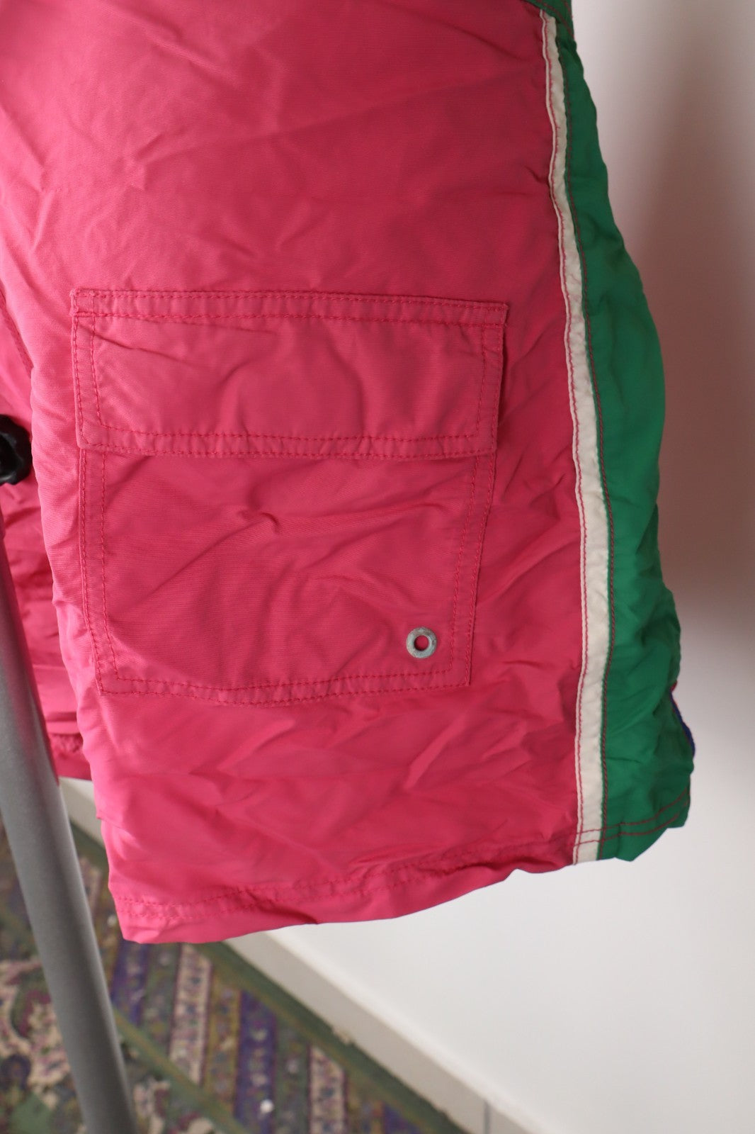 FRED PERRY COSTUME PANTALONCINO MARE UOMO TG 2XL MAN SWIMSUIT VINTAGE CASUAL