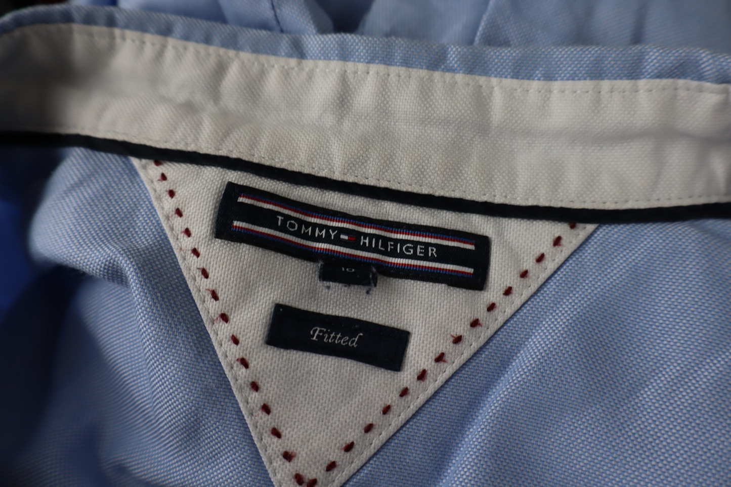 TOMMY HILFIGER CAMICIA UOMO TG. 10 MAN CASUAL VINTAGE SHIRT COTONE COTTON