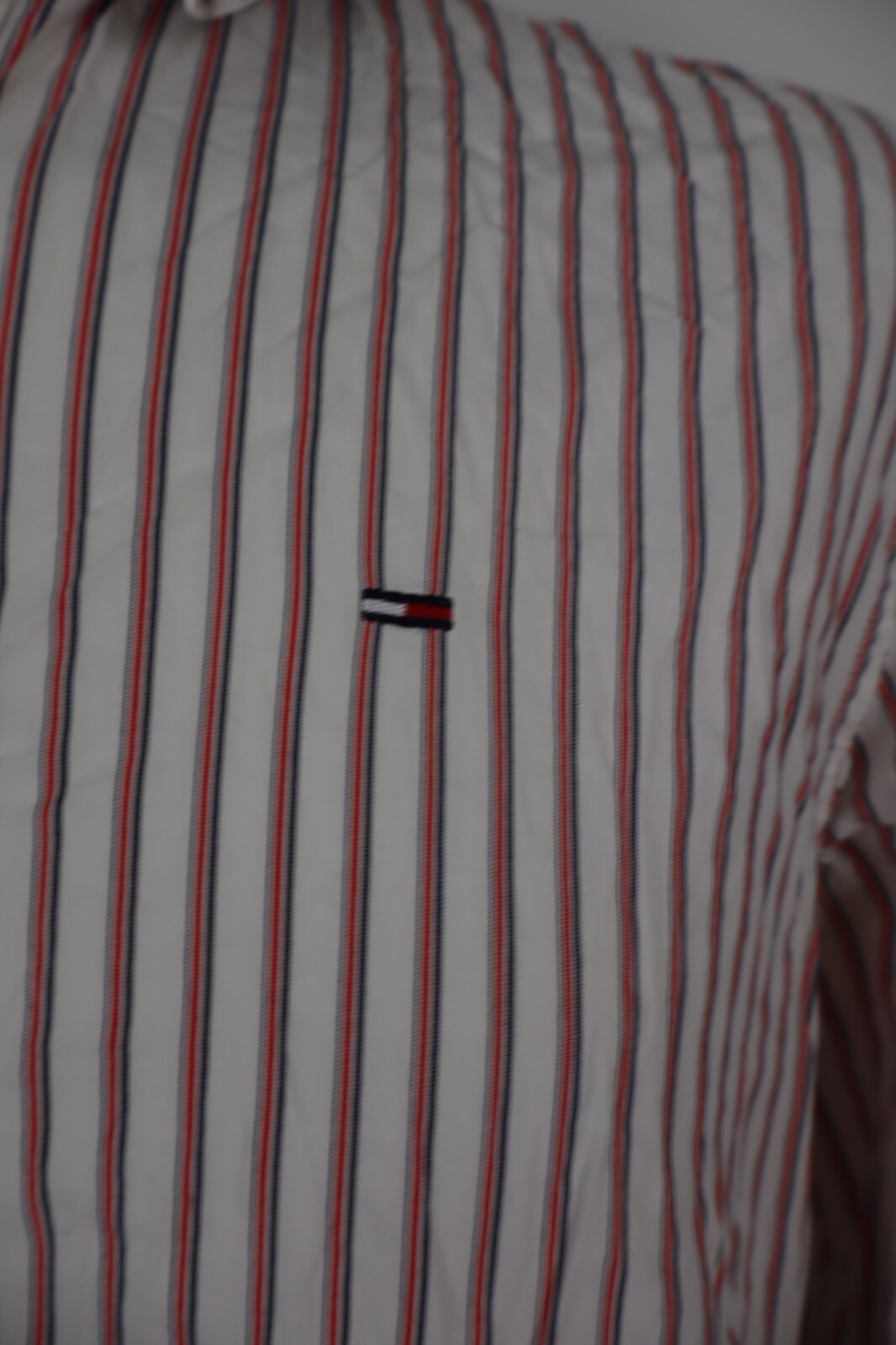 TOMMY HILFIGER CAMICIA UOMO COTONE TG. L MAN CASUAL VINTAGE COTTON SHIRT