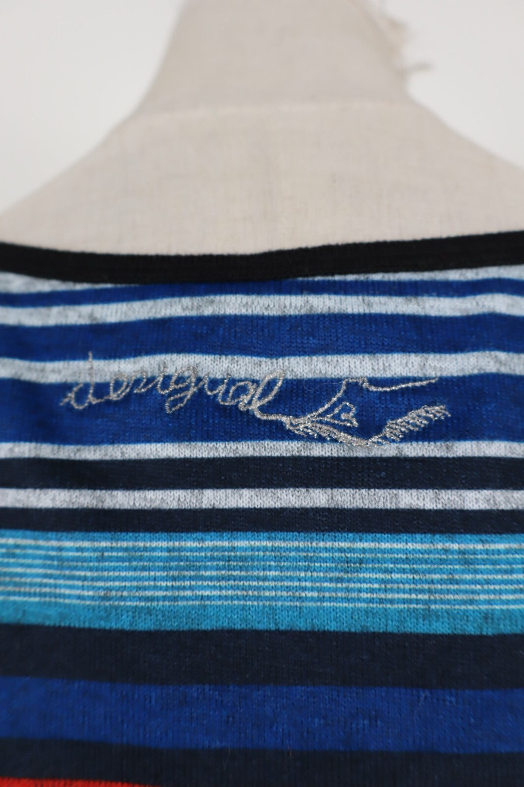 DESIGUAL VESTITO ABITO DONNA TG. XL  WOMAN CASUAL VINTAGE DRESS