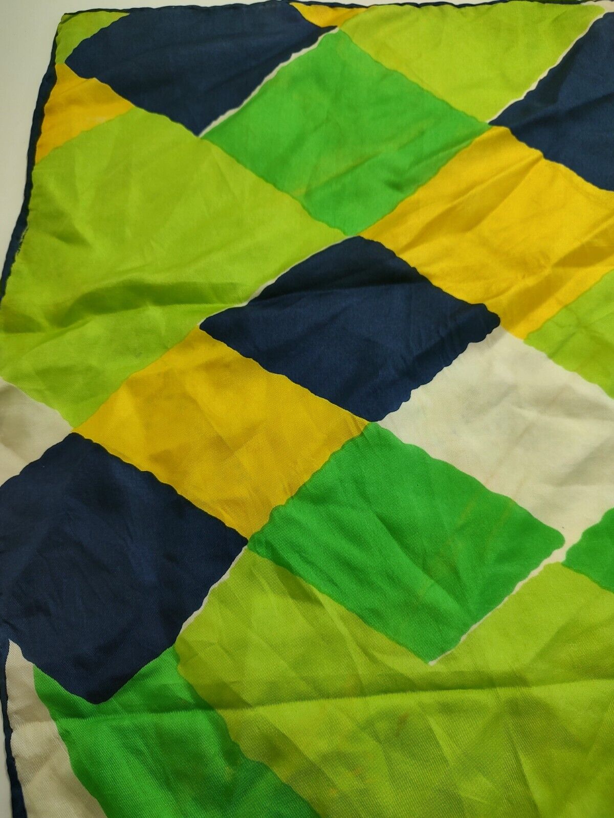 MARIE CHARME  FOULARD 100% SILK SCARVES SCARF RECTANGLE SETA MADE IN ITALY