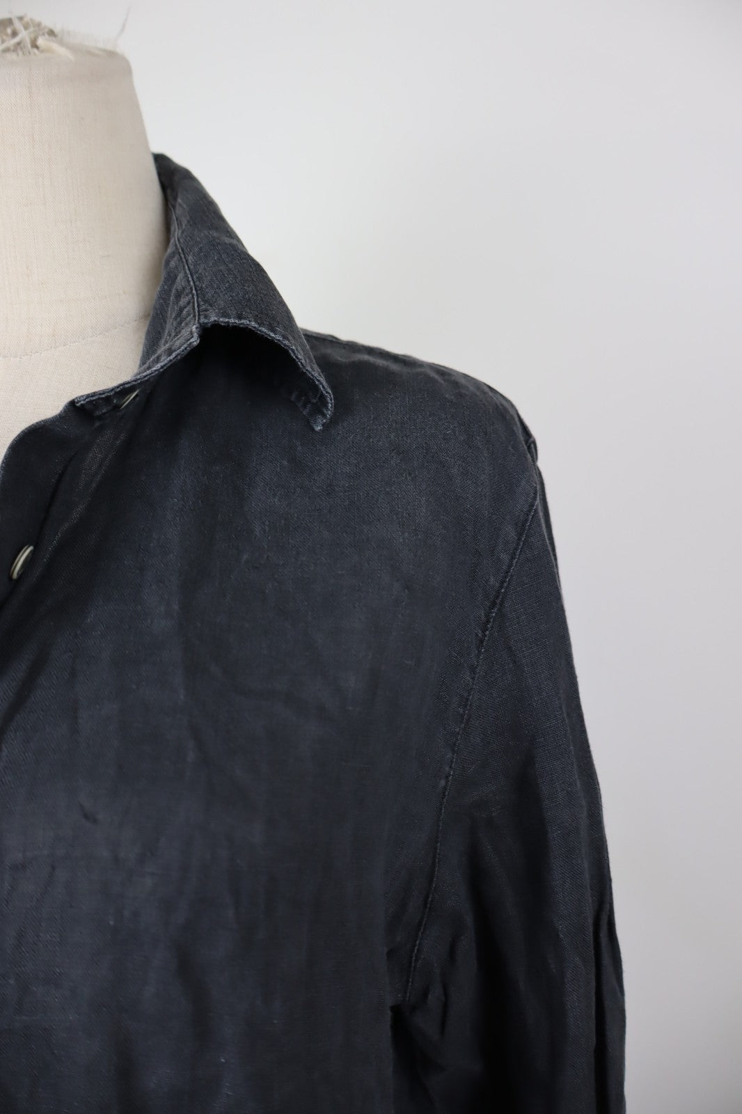 AJ ARMANI JEANS CAMICIA DONNA LINO TG. 46 WOMAN CASUAL VINTAGE LINEN SHIRT