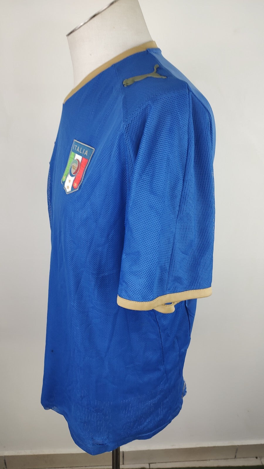 PUMA ITALIA MAGLIA CALCIO UOMO Tg XL SOCCER JERSEY TRIKOT VINTAGE 2008