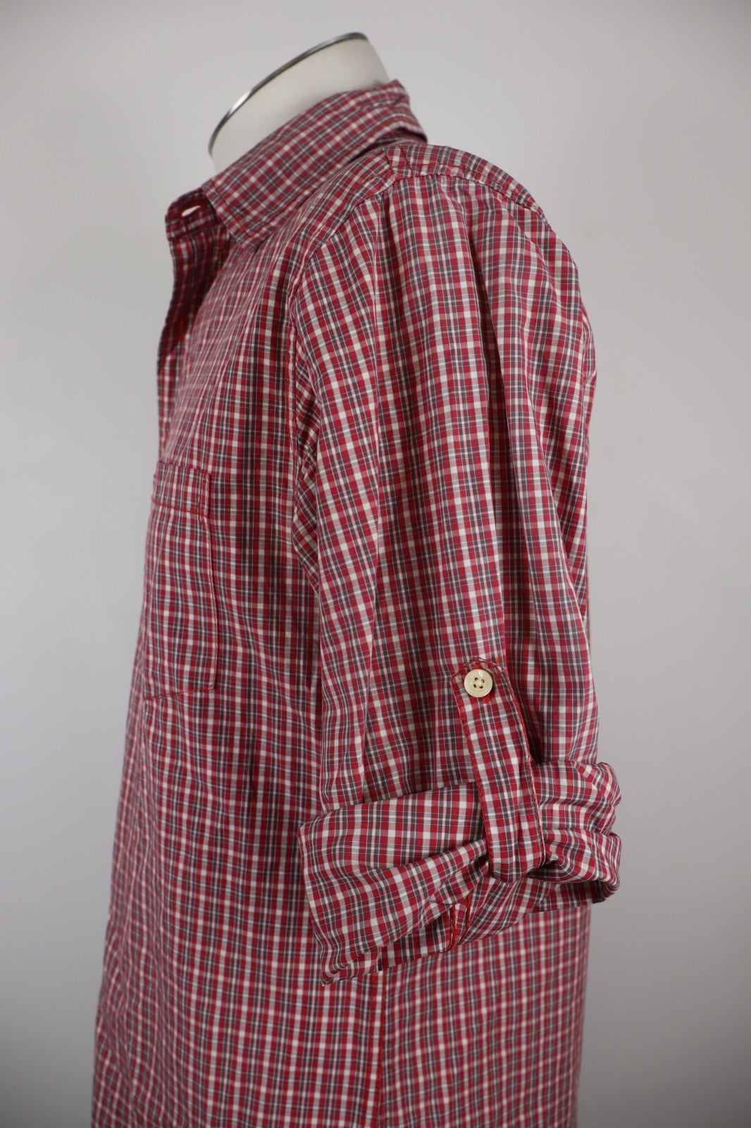 TOMMY HILFIGER CAMICIA MANICA LUNGA UOMO TG.M MAN CASUAL VINTAGE SHIRT COTONE