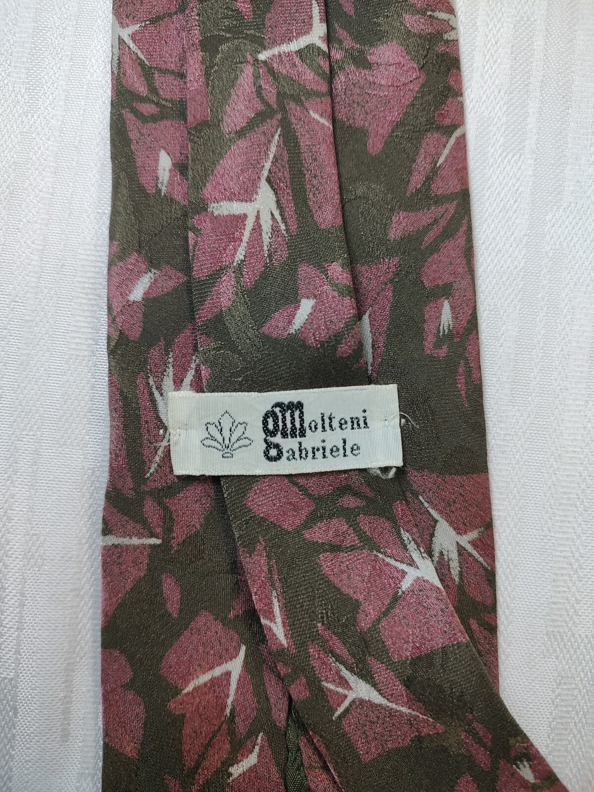 MOLTENI GABRIELE 100% SILK TIE SETA CRAVATTA NECKTIE MADE IN ITALY CLASSIC