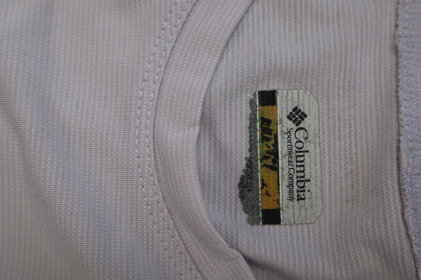 COLUMBIA MAGLIA DONNA TG. XS WOMAN CASUAL VINTAGE T-SHIRT TITANIUM SPORT