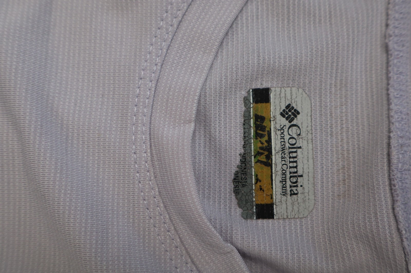 COLUMBIA MAGLIA DONNA TG. XS WOMAN CASUAL VINTAGE T-SHIRT TITANIUM SPORT