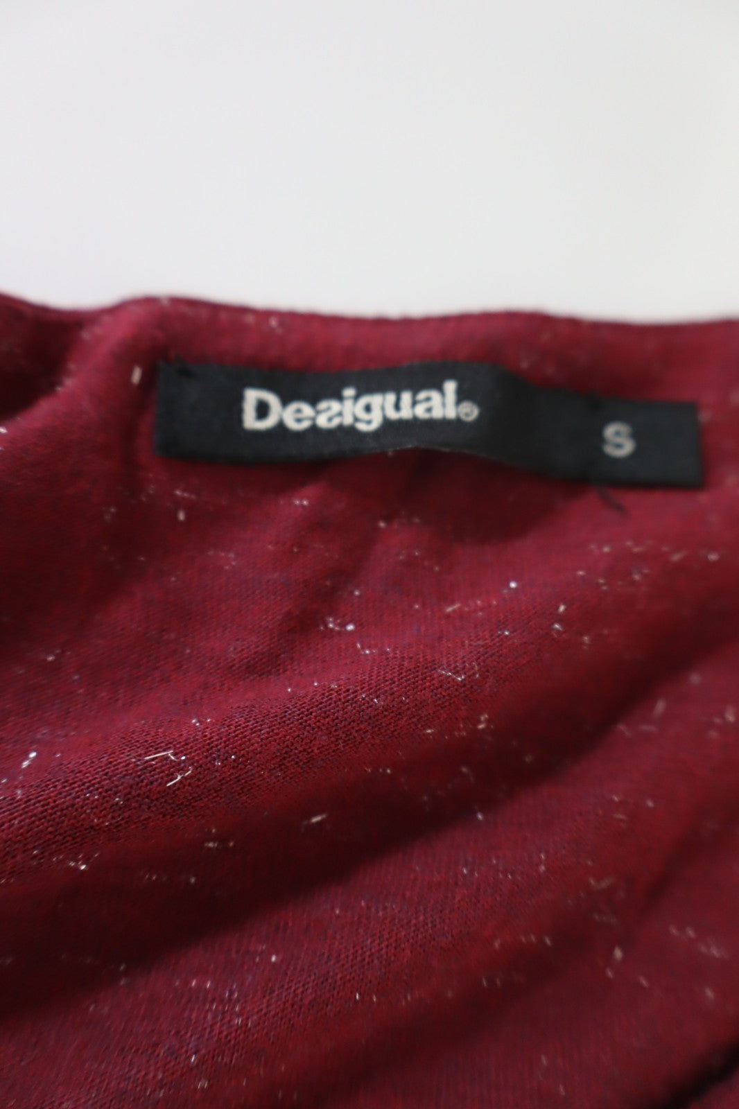 DESIGUAL MAGLIA DONNA TG. S WOMAN CASUAL VINTAGE T-SHIRT TOP VISCOSA