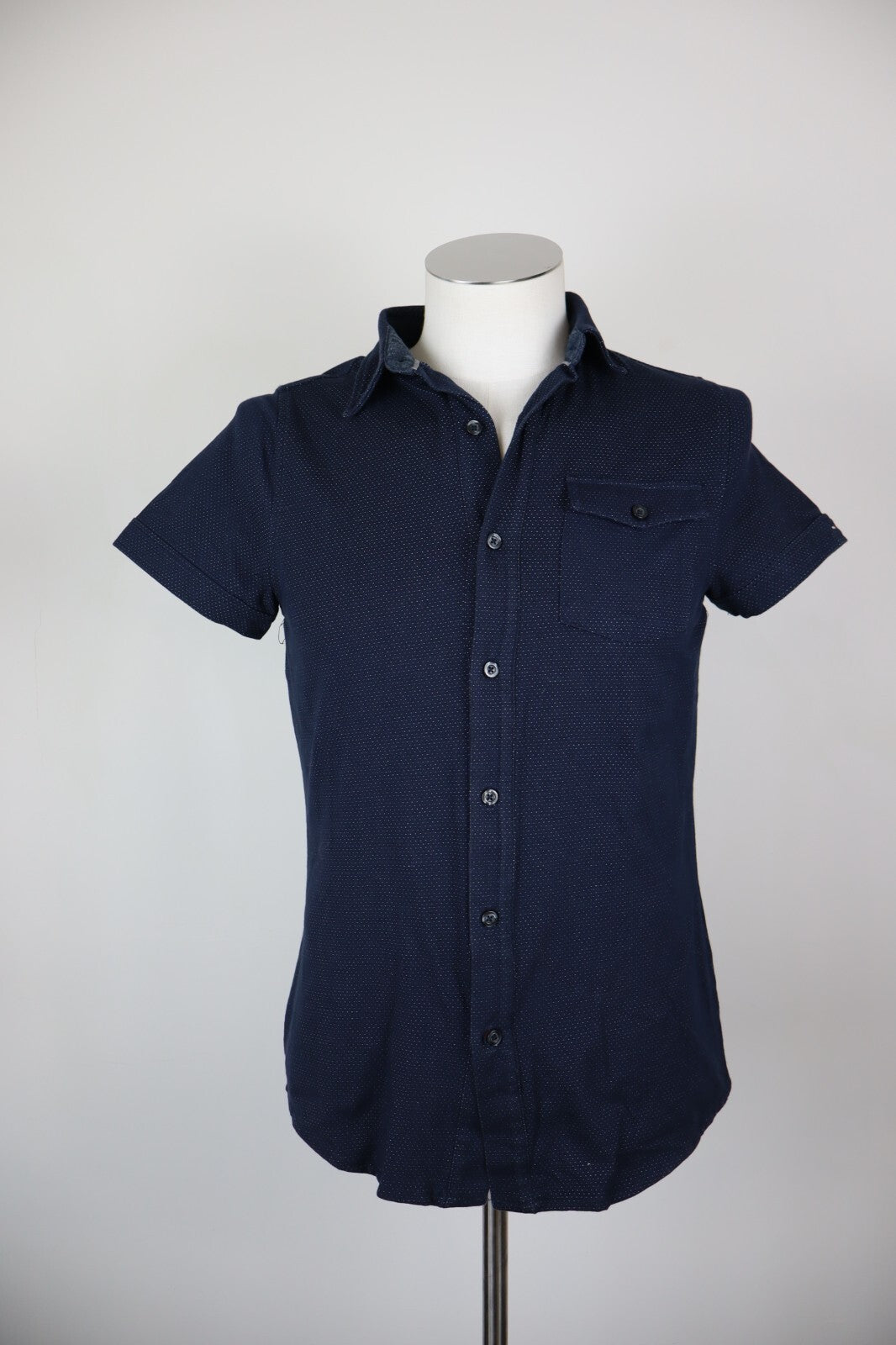 TOMMY HILFIGER CAMICIA UOMO COTONE TG. XS MAN CASUAL VINTAGE SHIRT COTTON