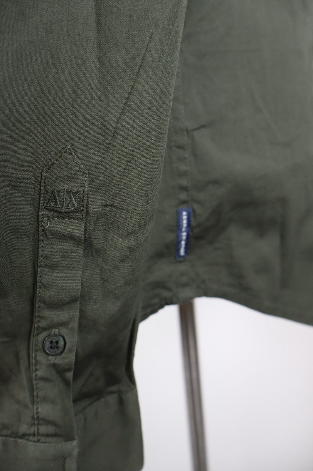 AX ARMANI EXCHANGE CAMICIA MANICA LUNGA UOMO COTONE M MAN CASUAL VINTAGE SHIRT