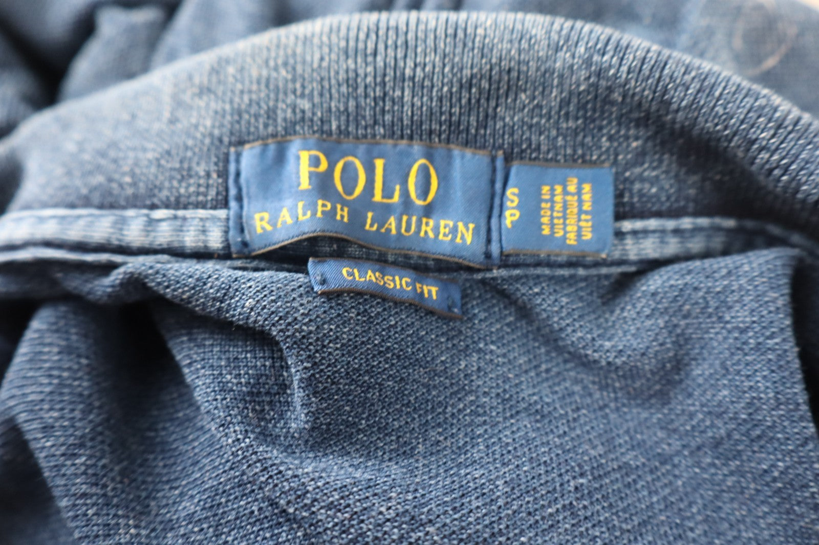 RALPH LAUREN MAGLIA POLO UOMO COTONE TG S MAN COTTON SHIRT CASUAL VINTAGE LOGO