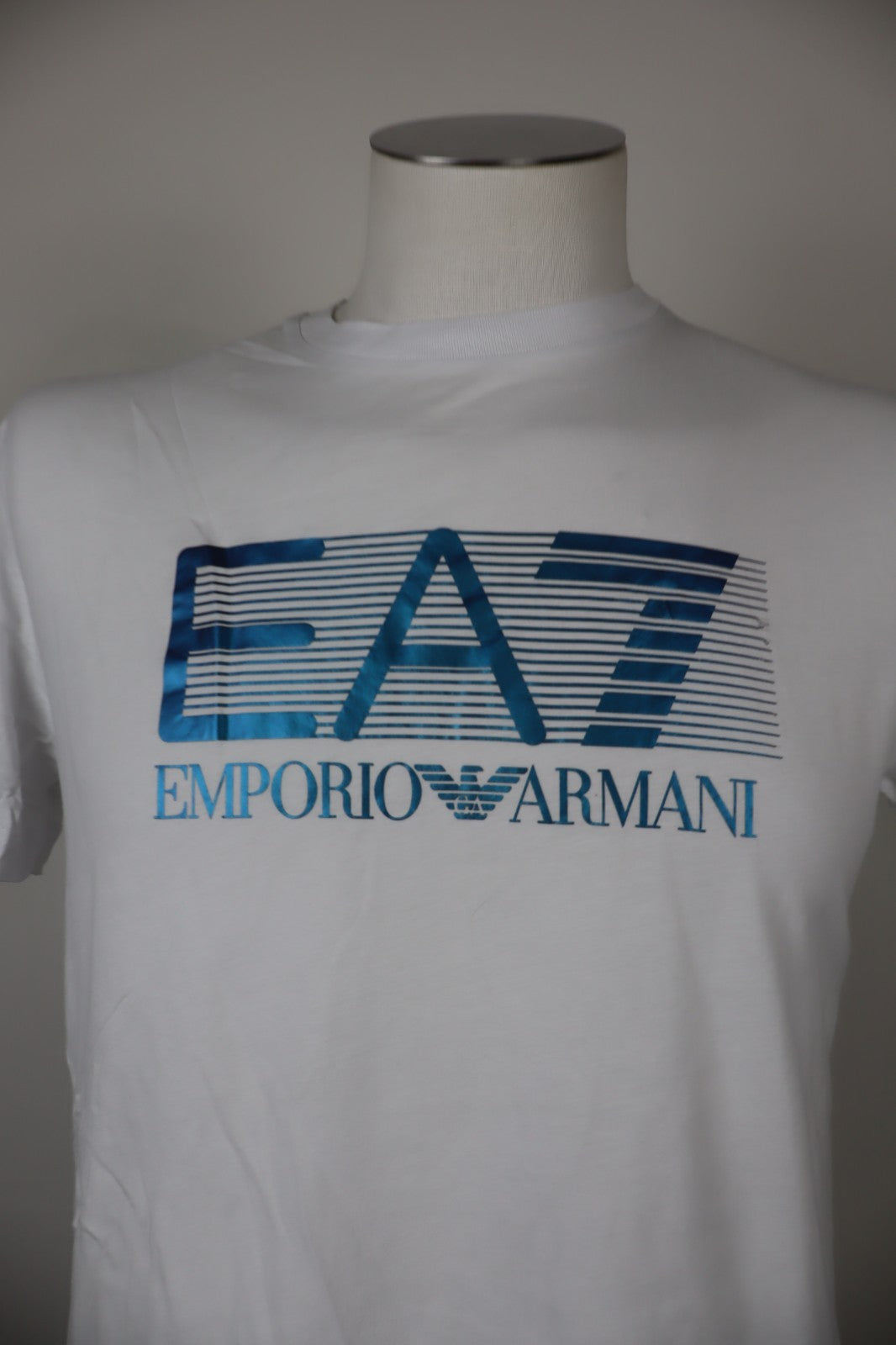 EA7 EMPORIO ARMANI MAGLIA UOMO TG. S MAN T-SHIRT VINTAGE CASUAL COTONE LOGO