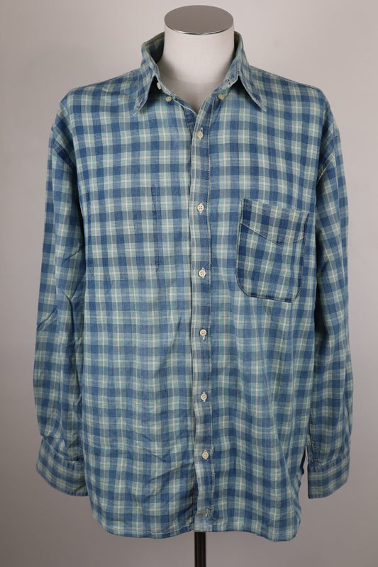 LEE CAMICIA UOMO COTONE COTTON TG. XL  MAN CASUAL VINTAGE SHIRT