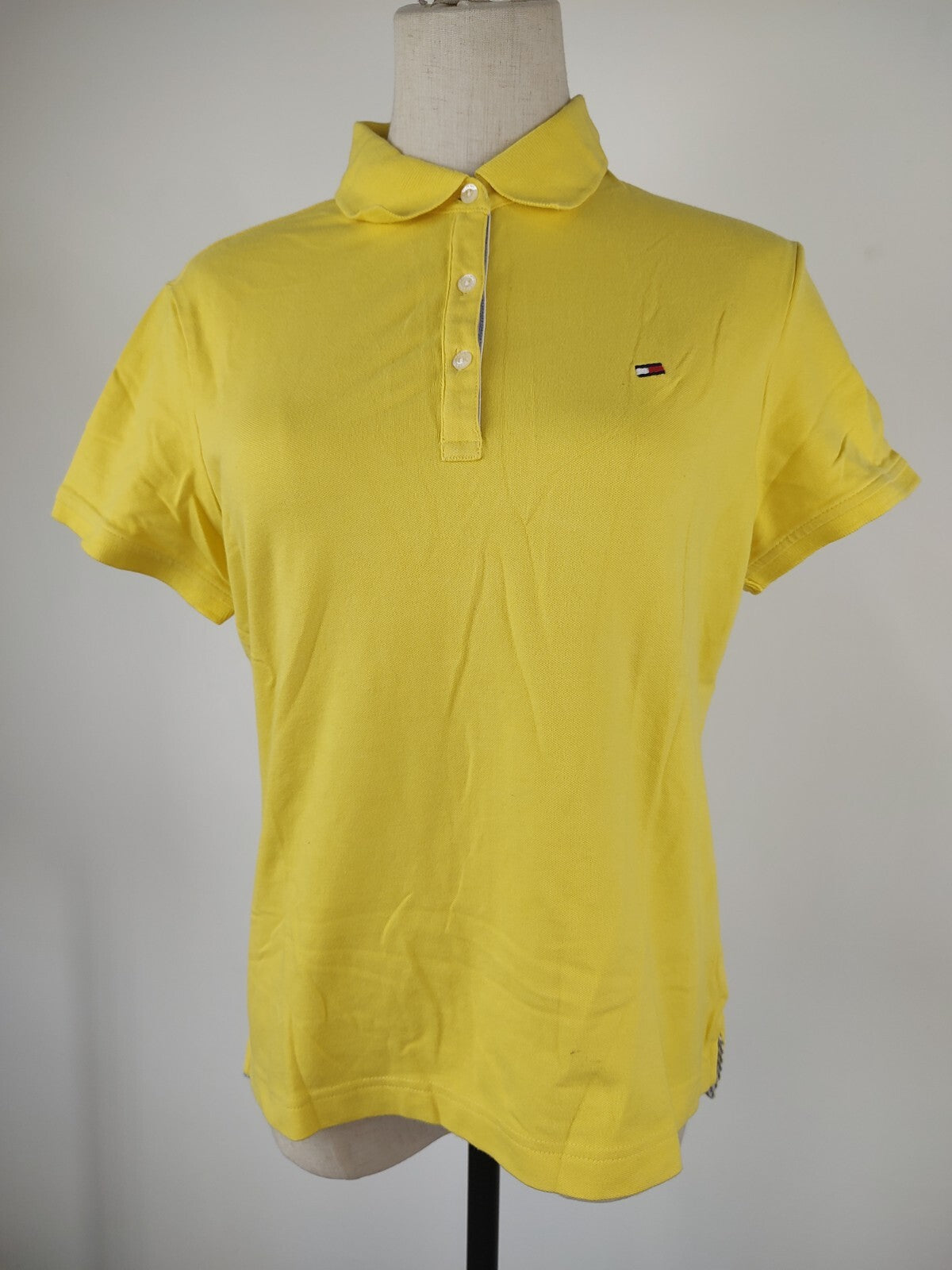 TOMMY HILFIGER POLO DONNA COTONE TG. L WOMAN SHIRT CASUAL VINTAGE