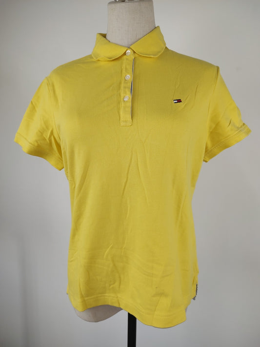 TOMMY HILFIGER POLO DONNA COTONE TG. L WOMAN SHIRT CASUAL VINTAGE
