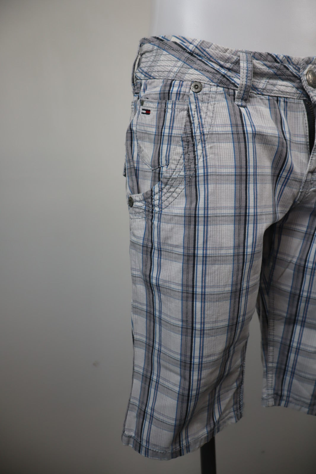 TOMMY HILFIGER PANTALONI BERMUDA UOMO TG W27 MAN PANTS CASUAL VINTAGE COTONE