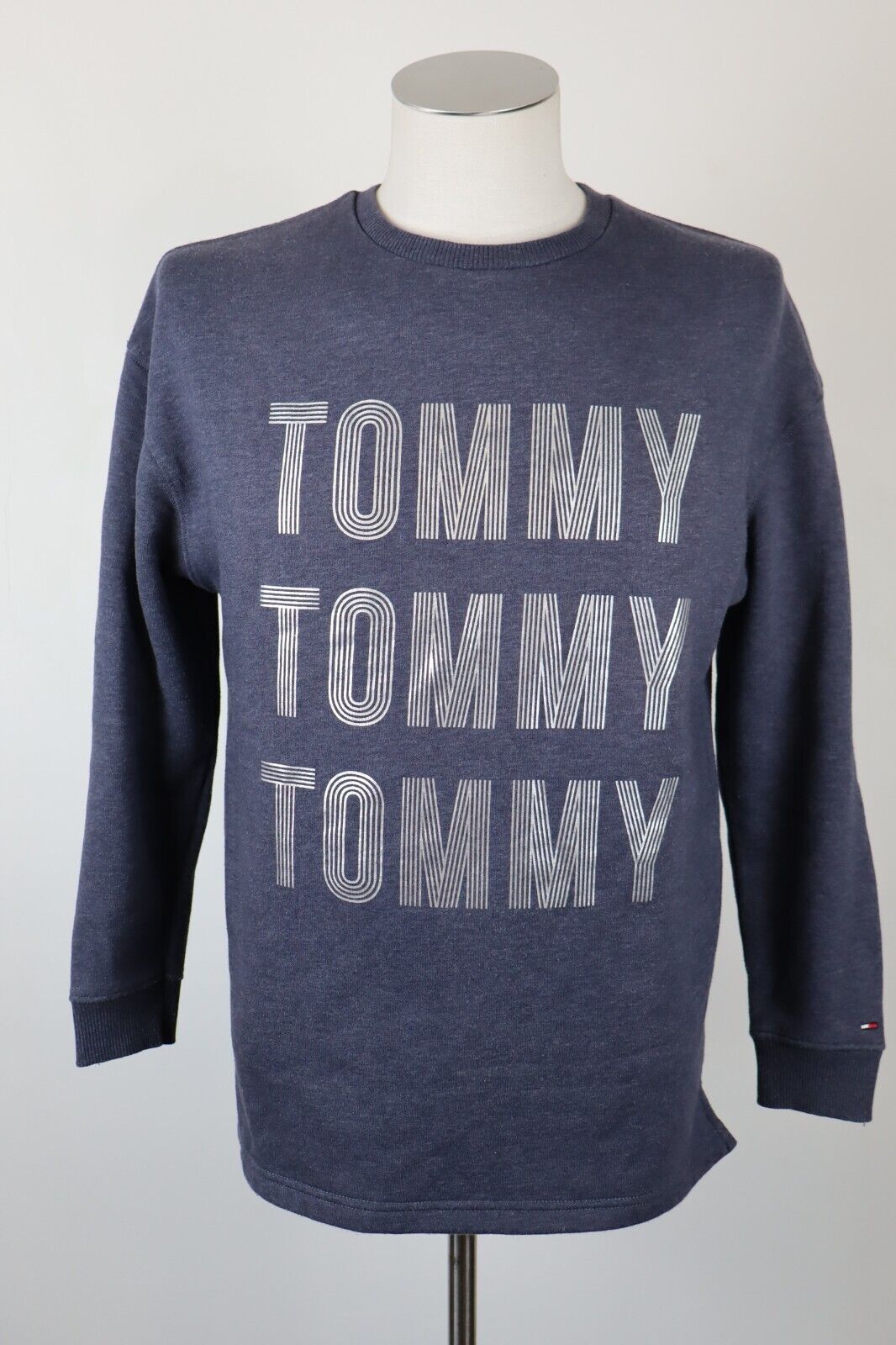 TOMMY HILFIGER FELPA UOMO Tg XS MAN SPORT COTONE COTTON SWEATSHIRT VINTAGE