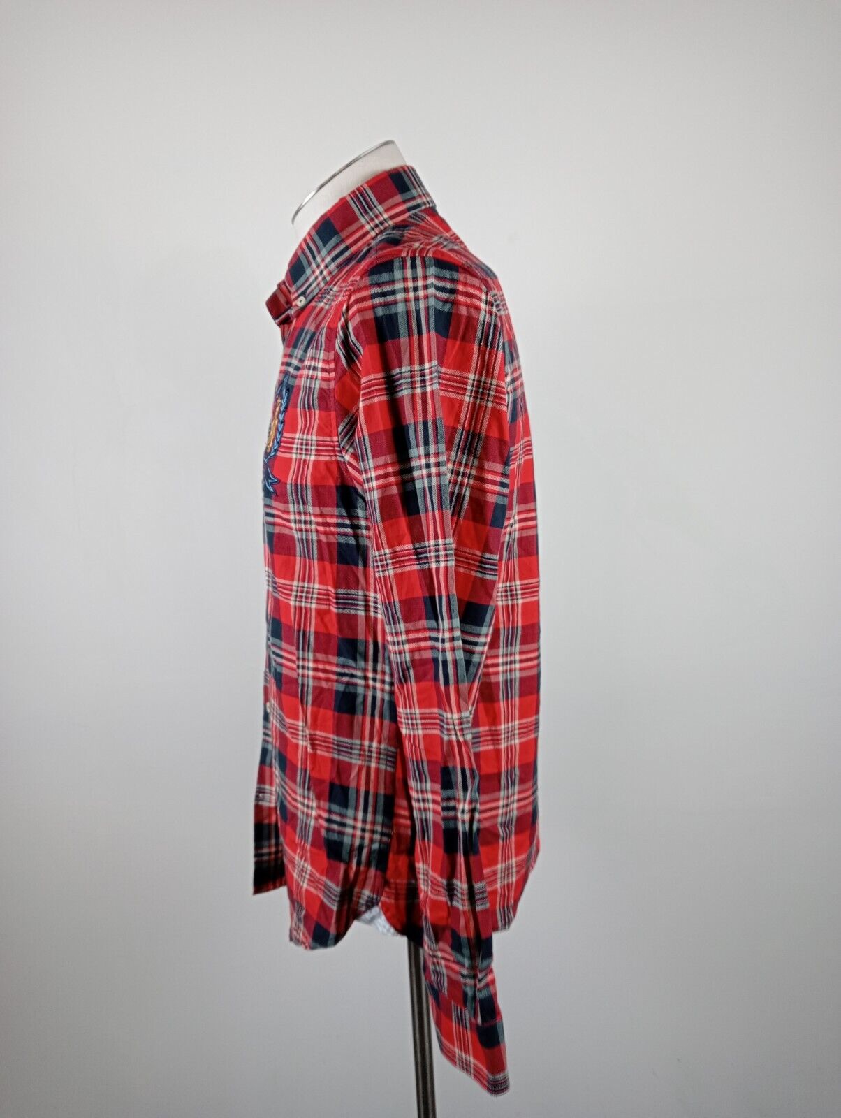 TOMMY HILFIGER CAMICIA UOMO COTONE TG S  MAN CASUAL VINTAGE SHIRT ITALY