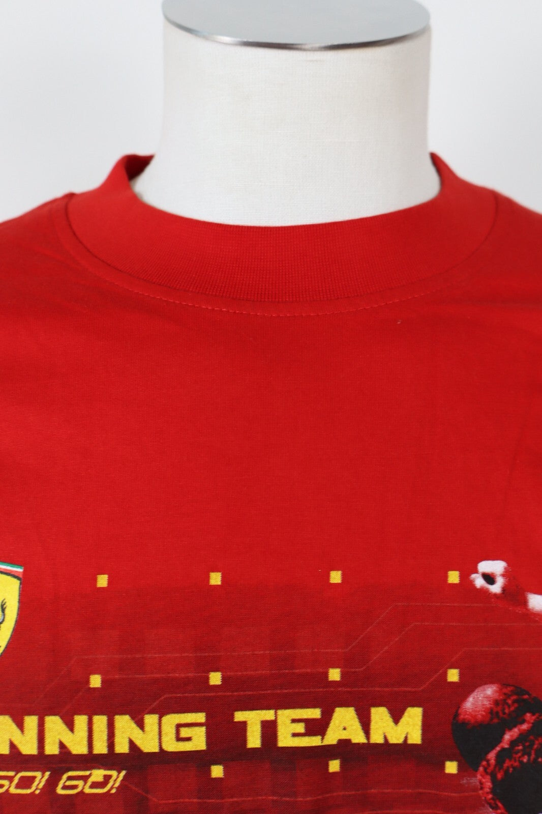 FERRARI SCUDERIA MAGLIA UOMO TG S MAN T-SHIRT SPORT CASUAL VINTAGE CON TAG